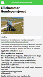 Mobile Screenshot of lillehammerhundepensjonat.com
